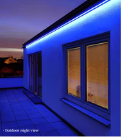Barre lumineuse LED pour éclairage extérieur de façade d'hôtel, éclairage de façade extérieur en aluminium extrudé pour projecteur mural