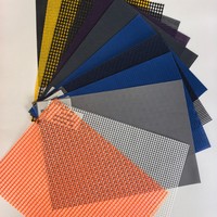 Sac de classement en tissu maillé enduit d'acrylique transparent, imperméable, résistant à l'humidité, aux intempéries, à la pluie et ignifuge, de qualité supérieure