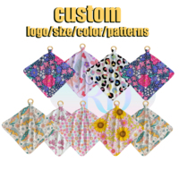 Couverture de sécurité pour bébé, boîte mystère en stock, imprimé aléatoire, tissu de dentition pour nourrisson, doudou, serviette anti-salive