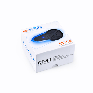 Fodsports-BT-S3 con micrófono duro para casco de motocicleta, intercomunicador impermeable de 1000M - Product Image 5