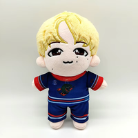 Étoile personnalisée pour bébé en peluche vêtements portables poupée idole mascotte en peluche jouet en peluche faire des peluches personnalisées à partir du dessin
