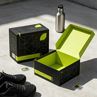 Maßgefertigte Dicke Graue Kartonbox Umweltfreundliche Recycelbare Geschenkverpackung mit Logodruck