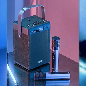 <span class=keywords><strong>Enceinte</strong></span> <span class=keywords><strong>Bluetooth</strong></span> Extra Bass Avec Amplificateur <span class=keywords><strong>Intégré</strong></span>, Baffle <span class=keywords><strong>Bluetooth</strong></span> Portable Karaoké Avec 2 Micros Sans Fil - Product Image 5