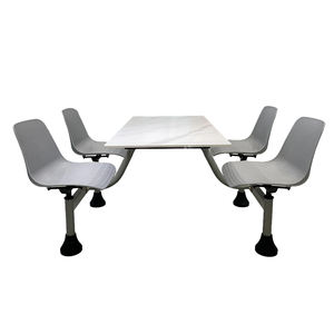 Mesas y sillas de cantina escolar estacionarias utilizadas <span class=keywords><strong>para</strong></span> mesas y sillas de cantina de restaurante/escuela <span class=keywords><strong>para</strong></span> cafetería - Product Image 2