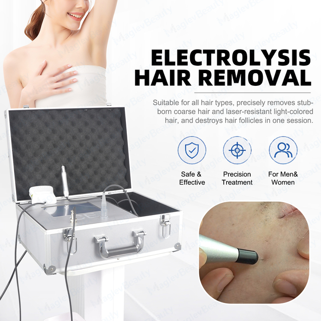 Professional Electrolytic Machines for Full Body Hair Removal for All Skin Types Beauty Salon Use