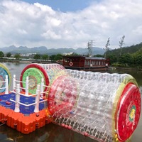 Usine En Gros Bulle Pare-chocs Zorb Ball Rolling Equipment Marche Boule D'eau