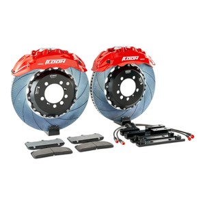 Caliper Azul de Alta Respuesta IC6 con Disco Ventilado con Hoyuelos para GV70 y GV80 Eléctrico - Product Image 1