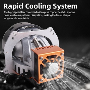 Sanvi SU7max Matrix Direct 3 Inch Dual Auxiliary High Beam Design <b>Led</b> <b>Headlights</b> 23000lm Sources Bi-<b>led</b> Projector Bulb for Car - Product Image 4