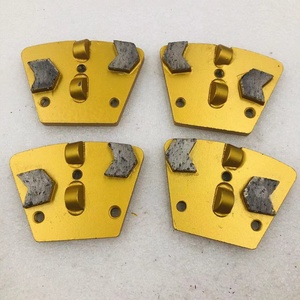 Outil diamant en forme d'éventail deux flèches deux PCD pour le meulage du sol en béton - Product Image 1