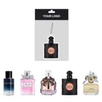 Rafraîchisseur d'air de voiture avec logo personnalisé Tous les parfums Diffuseur de parfum en papier rafraîchissant Clips Capteur de vibrations pour aromathérapie Longue durée