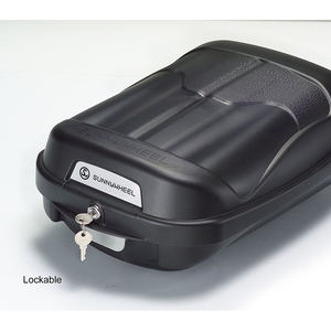 Porte-vélo arrière robuste SUNNYWHEEL KC-111, étanche, avec compartiment de rangement de 12 L et pochette pour ordinateur portable, idéal pour les trajets quotidiens - Product Image 3