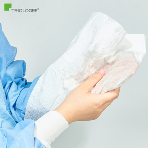 ผ้าเช็ดตัวทางการแพทย์แบบใช้แล้วทิ้ง 3/4 ชั้น 1/4 พับ ผ้าเช็ดมือสำหรับผ่าตัด พร้อมตาข่ายโพลีเสริมความแข็งแรง - Product Image 6