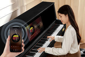 Piano numérique TERENCE AIP-913, 88 touches, action marteau, piano droit lesté avec touches de piano standard - Product Image 2