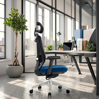 2023 328H chaise d'ordinateur en maille bureau vente en gros chaises de bureau à dossier haut fabrication