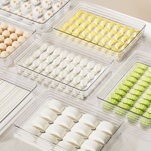 Dumpling <b>Box</b> Storage Refrigerator Food Grade Plastic Injection-Molded Aluminum Lid Preservation <b>Box</b> with Lid 1-3L Capacity- - Product Image 4