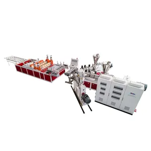 Jwell Factory Manufacturing PVC co-extrusion roofing profile production line plastic extruder for sale