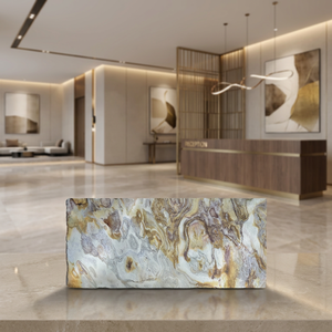 Veneer flexible thin <b>stone</b> manufacturer in India Sanjeevani White Classical <b>stone</b> veneer real <b>stone</b> Sizes 61x122cm & 122x244cm - Product Image 5