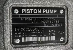Bomba de pistones axiales de caudal variable A10VNO28 A10VNO45 A10VNO63 A10VNO85 A10VNO85DRS/53R-VSC11N00 - Product Image 6