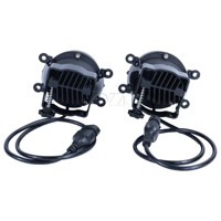 GOODZOOM Projecteur LED antibrouillard Projecteur antibrouillard avec lentille 3 pouces universel Bi Led antibrouillard pour voiture camion 3 pouces antibrouillard