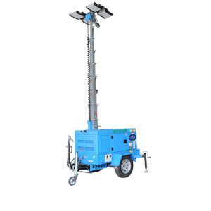 10KVA LED Single phase Xe đẩy tháp chiếu sáng Máy phát điện diesel <span class=keywords><strong>Powered</strong></span> by Châu Âu động cơ - Product Image 1