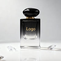 Flacon de parfum en verre vide de luxe 100 ml de haute qualité, design personnalisé avec logo, flacon de crème pour le visage, vaporisateur à pompe, diffuseur à bâtonnets, boîte
