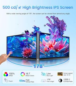 จอภาพแบบพกพาขนาด <span class=keywords><strong>14</strong></span> นิ้ว FHD พร้อมหน้าจอสัมผัส รองรับพอร์ต HDMI VGA DVI ใช้งานร่วมกับแล็ปท็อป พีซี PS5/4 อุตสาหกรรม จุดขาย และตู้คีออสก์ - Product Image 3