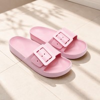 Sandales d'été légères et confortables pour femmes, en EVA, avec grande boucle réglable, imperméables, pour la piscine et la plage