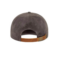 Chapeau de papa de style Hip Hop Casquette en polyester ciré non structuré à cinq panneaux en noir pour les situations extérieures par tous les temps
