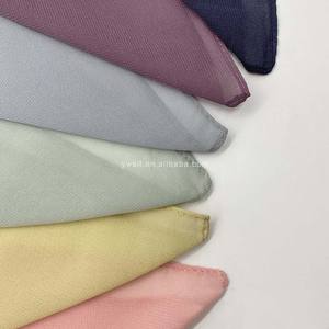 2022 gros personnalisé haute qualité 180*70 cm Polyester Nayla Bawal Hijab femmes musulmanes en mousseline de soie Voile Hijabs - Product Image 4
