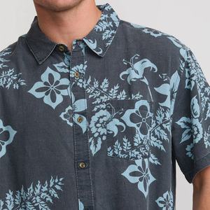 Camisa Aloha Personalizada para Hombre, Camisa de Lino de Alta Calidad con Estampado de Lujo, Cuello Solapa, Transpirable y Suave - Product Image 5