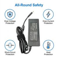 Adaptateur d'alimentation pour ordinateur portable 90W19.5V4.62A4.5*3.0mm, chargeur de remplacement compatible avec Dell XPS13 9343 Latitude7480 Vostro5460 Notebook