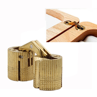 Charnières de barillet en laiton de 2 pouces (7 mm, 50 mm, 100 mm) robustes, professionnelles, de haute qualité, avec support d'angle, charnière cylindrique noire GeXin