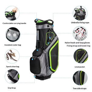 Bolsas de Golf Impermeables Nuevas de Dericsson, Bolsa de Golf con Soporte de 14 Compartimentos, Ligera, con Logotipo Personalizado - Product Image 4