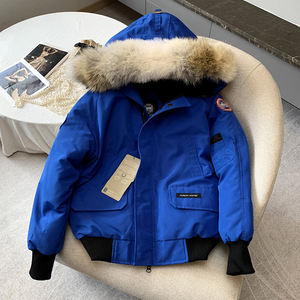 2026 新款高级版型男士超大户外连帽夹克设计师防风羊毛领休闲飞行员夹克 - Product Image 4