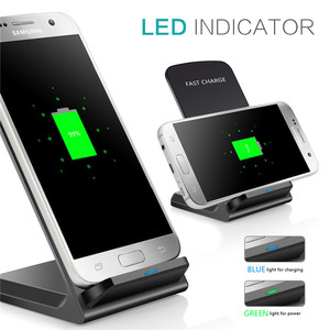 10W cargador inalámbrico Qi soporte Q740 rápido de <span class=keywords><strong>carga</strong></span> para <span class=keywords><strong>iPhone</strong></span> QC3.0 rápido <span class=keywords><strong>base</strong></span> de <span class=keywords><strong>carga</strong></span> inalámbrica para Samsung Xiaomi huawei - Product Image 5