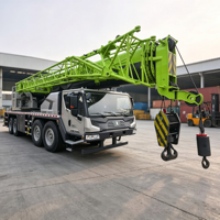 Grue de camion d'occasion 80t à faible nombre d'heures de fonctionnement, équipement de levage mobile pour le manutention des matériaux