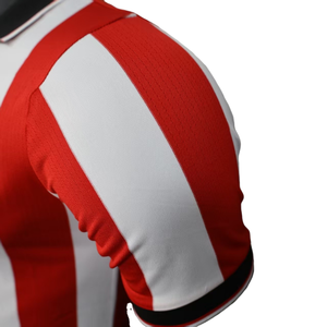 Camiseta de Fútbol Personalizada para Hombre con Material de Malla, Manga Corta, Logotipo Frontal, Características Elásticas y Antibacterianas, Servicio OEM - Product Image 3