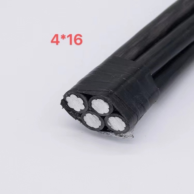LX Overhead Cable 4x35mm2 Aluminum Core Aerial Bundle Cable ABC Cable with PE Insulated Jacket 1kV Low Voltage