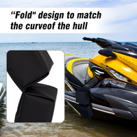 HOMFUL Lot de 2 pièces PWC résistant à la déchirure marine Garde-boue de bateau Design pliable Jet Ski Pare-chocs