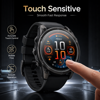 Kaca Film HD Clear Blue Light 9H Kompatibel dengan Garmin Fenix 8 E Pro AMOLED MicroLED Pelindung Layar Kaca Tempered