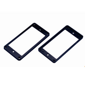 إطار حلقات تثبيت صغيرة بلاستيكية إطار منحني بديل من <span class=keywords><strong>Humbucker</strong></span> حلقة بيك آب الغيتار المنحدر للغيتار الكهربائي أو الجهير - Product Image 1