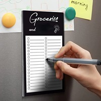 Planificateur magnétique quotidien et hebdomadaire, tableau de calendrier effaçable à sec, tableau de notes réutilisable pour réfrigérateur, pour la décoration de la maison