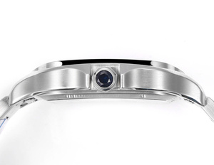 Montre mécanique automatique élégante et tendance avec bracelet à dégagement rapide, boîtier en acier inoxydable brossé et poli - Product Image 5