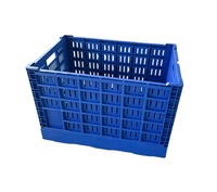 Plastique léger, écologique, pliable, empilable, ventilé, en maille, de haute qualité, durable, réutilisable, 600x400x405 mm, pour utilisation en supermarché