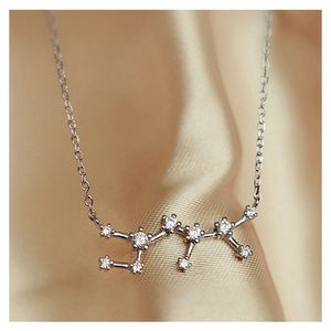 Colgante de plata de ley para chica, joyería del zodiaco, horóscopo, astrología, signo de estrella, collar - Product Image 5