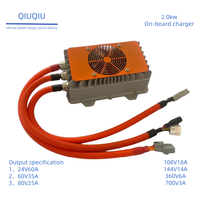 Chargeur de batterie Lifepo4 72V 20A-25A, chargeurs embarqués pour chariots élévateurs au lithium