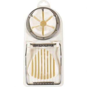 Quality <b>Multifunctional</b> Egg Slicers Stainless Steel Slicer Fancy Splitter Egg Cutting Slicer <b>Cutter</b> - Product Image 1