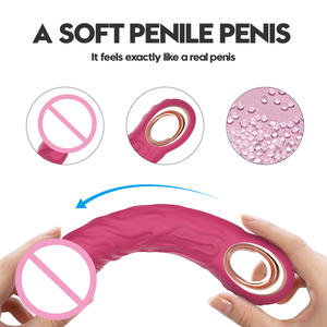 Ipx7 Wasserdichter Rosen simulations vibrator Weicher <span class=keywords><strong>Penis</strong></span> <span class=keywords><strong>Penis</strong></span> 10 Frequenz weiblicher Masturbation vibrator - Product Image 2