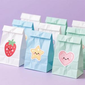 <span class=keywords><strong>Bolsas</strong></span> <span class=keywords><strong>de</strong></span> Regalo <span class=keywords><strong>de</strong></span> <span class=keywords><strong>Papel</strong></span> <span class=keywords><strong>Kraft</strong></span> Reciclable con Diseño <span class=keywords><strong>de</strong></span> Arcoíris para Baby Shower, Cumpleaños, Bodas, Decoración <span class=keywords><strong>de</strong></span> Fiestas, Recuerdos, Dulces y Regalos - Product Image 1