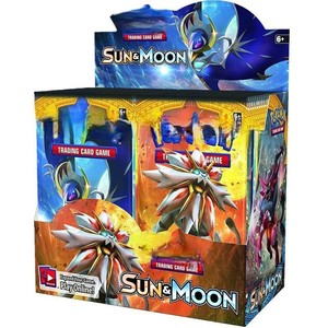 Caja de Sobres Pokémon TCG Edición Sol y Luna de Calidad Premium, Versión Estadounidense, Cartas de Anime Espada y Escudo, Venta al por Mayor para Coleccionistas - Product Image 1
